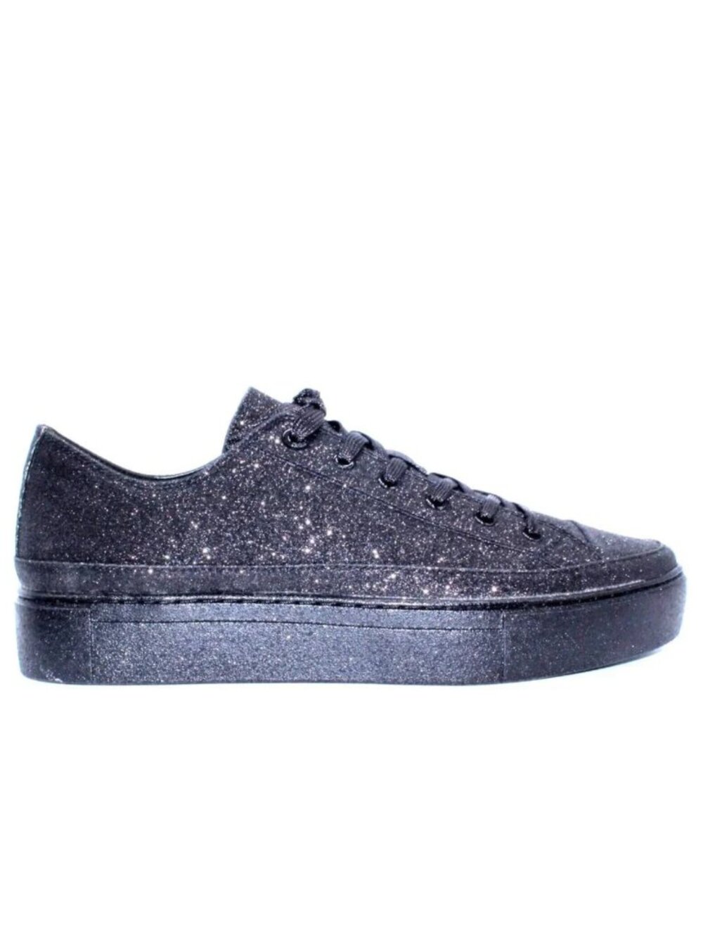 Michael Kors Men’s DASHIELL Pixie Fine Glitter Sneakers- Black Size 11.5 Men